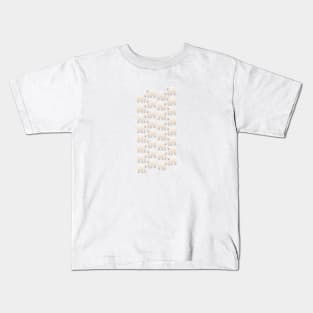 Adorable Polar Bear Pattern (on white) Kids T-Shirt